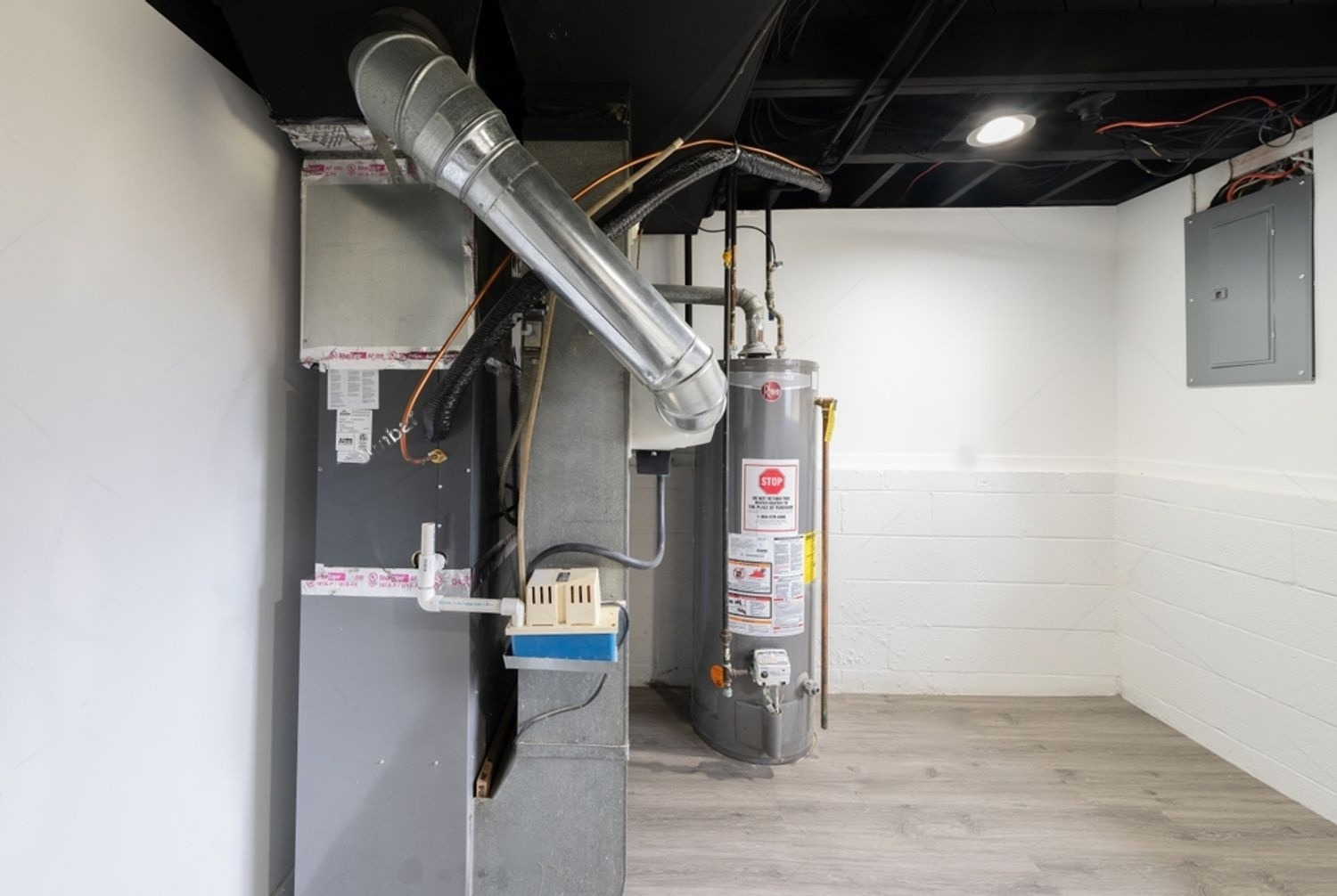 Heater inside commercial building