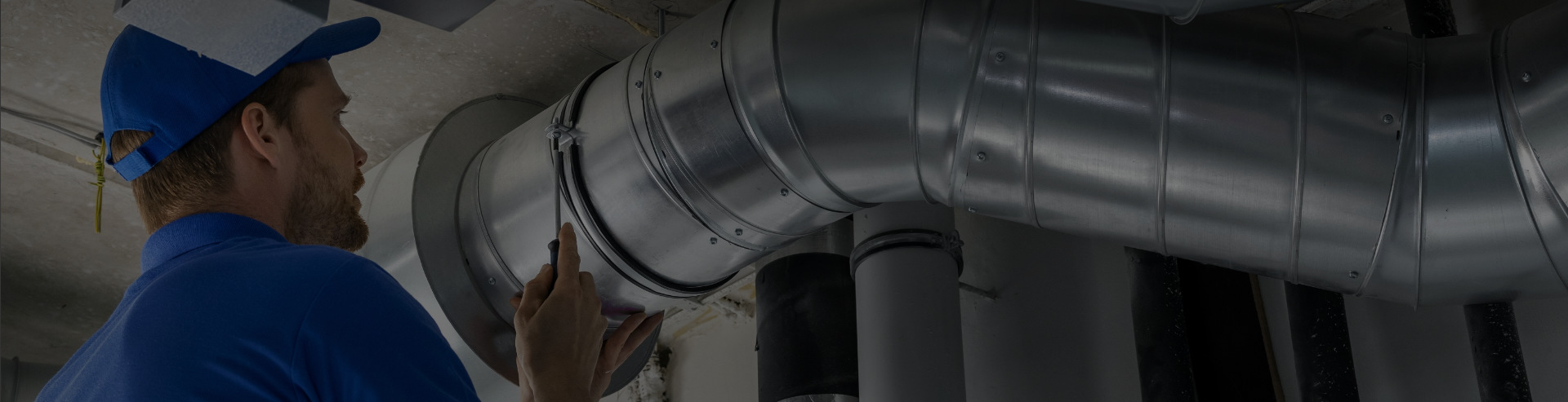 Man doing Furnace Installation in Calgary