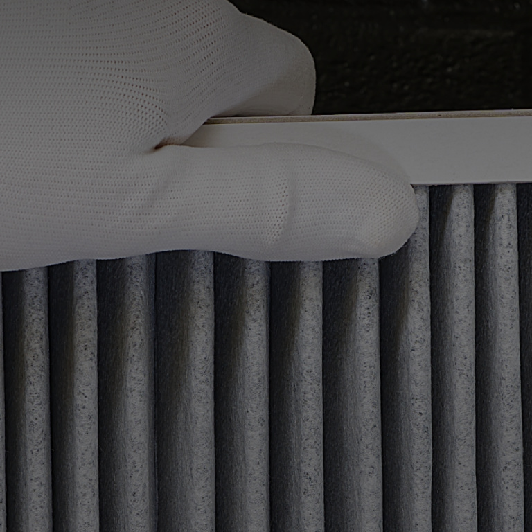 Man Installing Furnace Filter