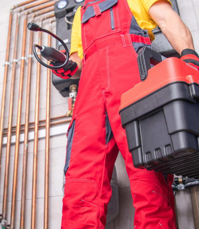 Man Going for Furnace Repair in Calgary
