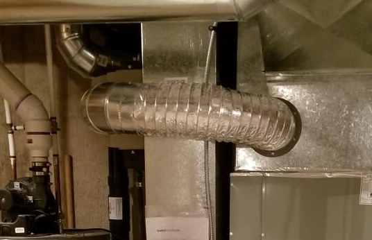 Single Pipe Furnace Installation in Calgary