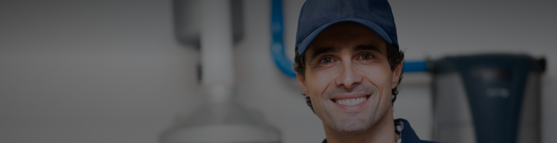 Young Man Working on HVAC Services in Calgary