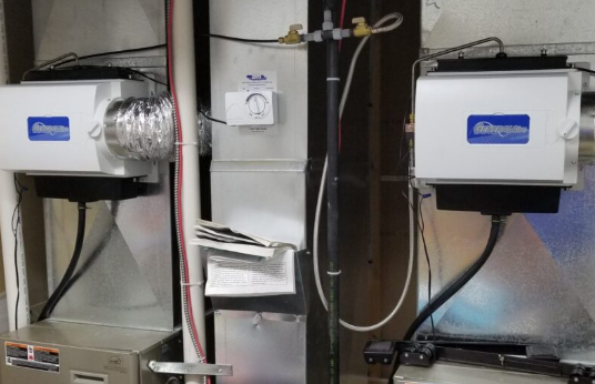 Humidifier Installation in Calgary Building