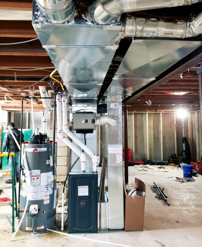 Furnace System Installation in Calgary Building