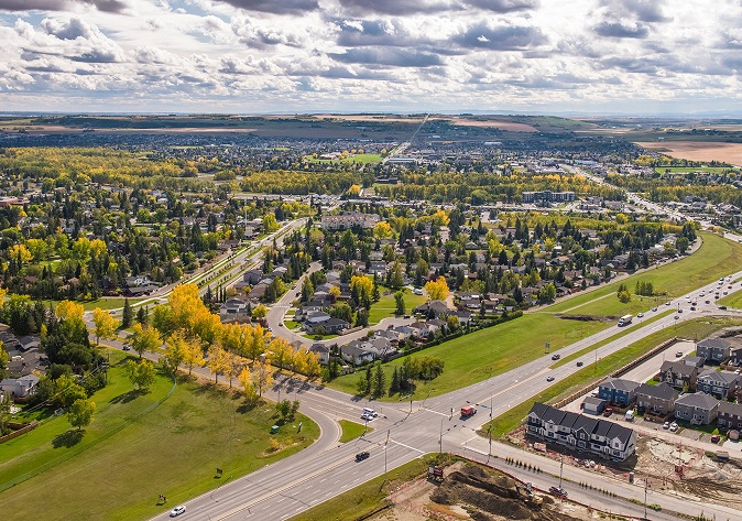 Green area okotoks